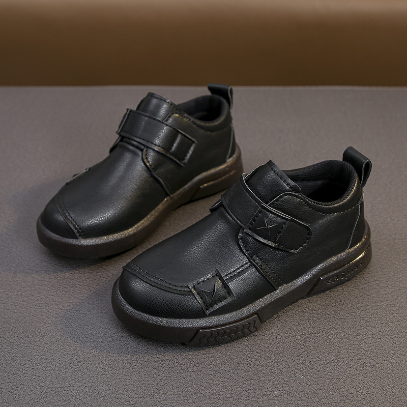 Boys-Black-Leather-Shoes-2022-Spring-New-Soft-Kids-Fashion-Britain-Style-Casual-Children-Flat-UK-3