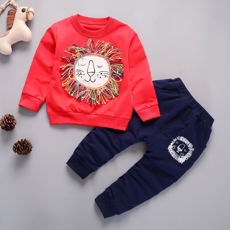 Children-Clothing-2pcs-sets-shirt-pants-Fashion-lion-baby-Boy-Kid-Autumn-Spring-Suit-Fall-Cotton-1