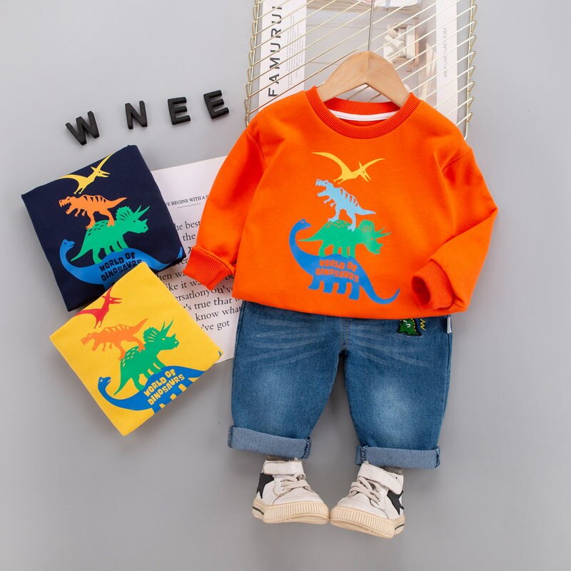 Children-Cotton-Autumn-Baby-Boys-Cartoon-Dinosaur-T-shirt-Jeans-2Pcs-sets-Infant-Outfit-Kid-Fashion-1