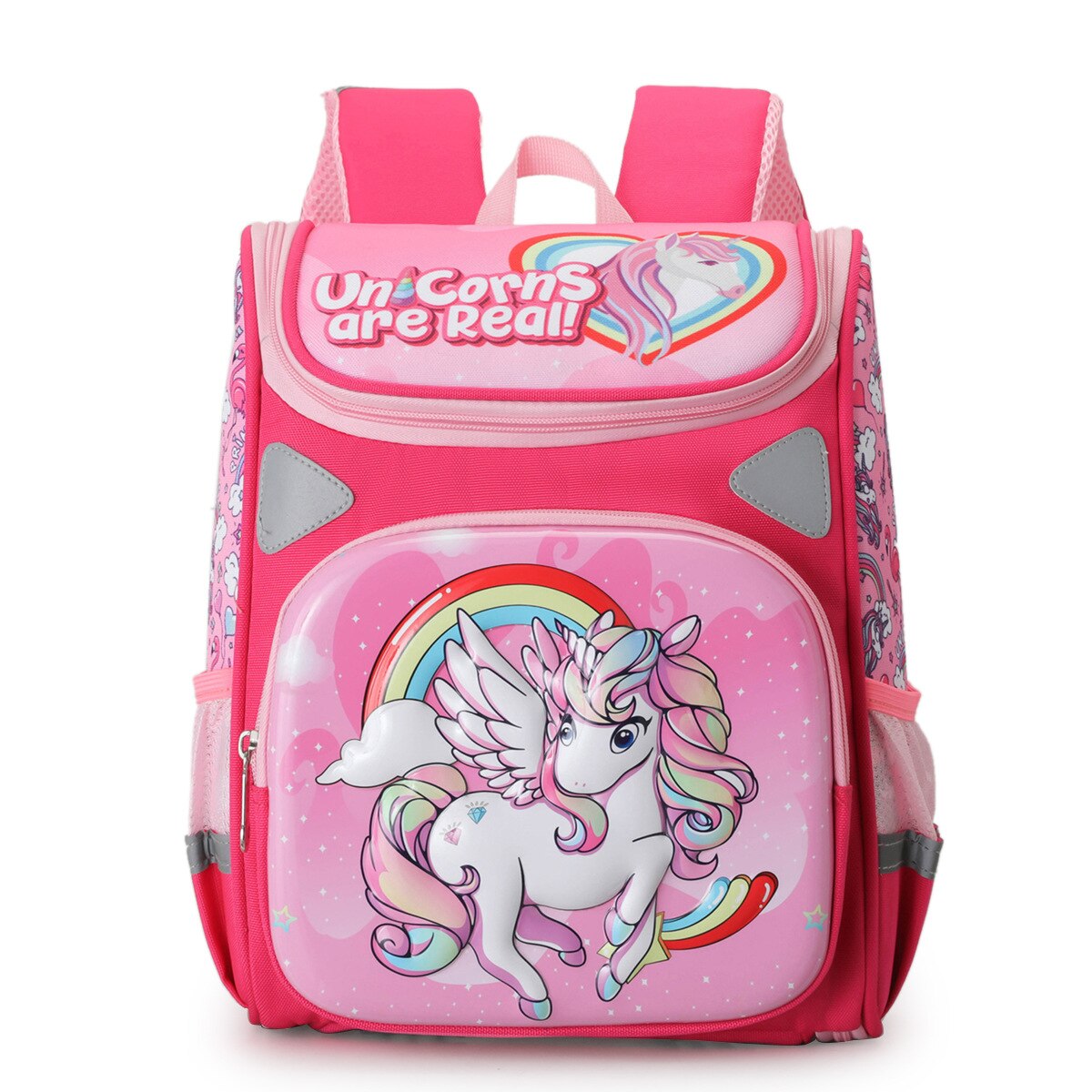 Cute-Cartoon-Deer-Girls-School-Bags-Princess-Purple-Nylon-Children-Backpacks-For-Primary-School-Students-Schoolbag-2