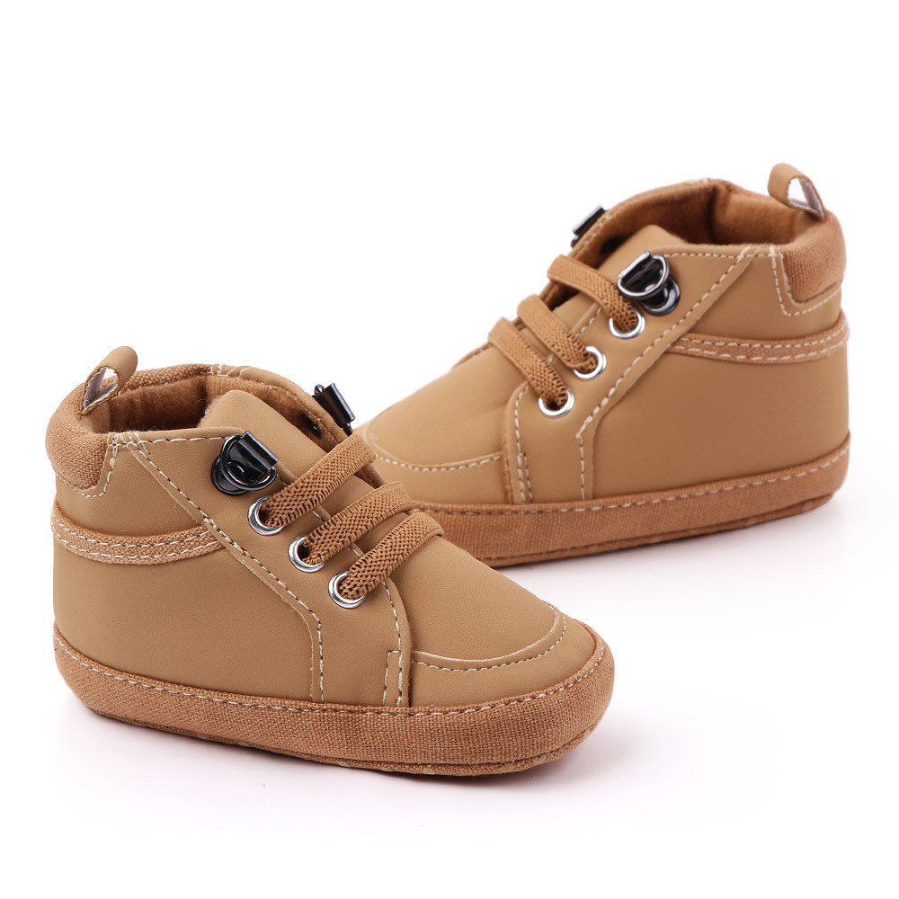 Fashion-Brand-Baby-Boy-Boots-Shoes-Soft-Sole-Booties-Infant-Anti-slip-Solid-PU-Booty-Shoes-3