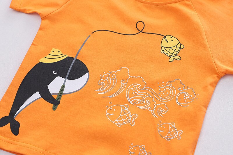 Fashion-Toddler-Boy-Summer-Clothes-Casual-Sports-Suit-Cotton-Cartoon-Whale-Doodle-Top-Short-Sleeve-Shorts-4