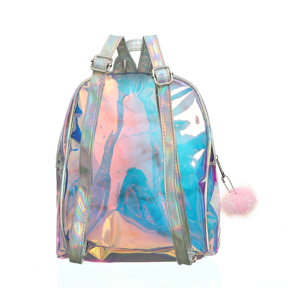 Girl-s-School-Bag-Unicorn-Cartoon-Small-Backpack-Silver-Transparent-Bagpack-For-Girls-Preschool-Kawaii-Kids-2