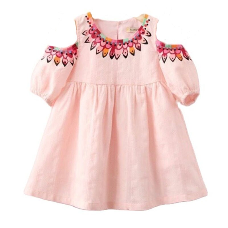 Girls-Dresses-For-Kids-Costume-Off-the-shoulder-Pink-Off-Shoulder-Dress-Little-Princess-Apparel-Summer-5