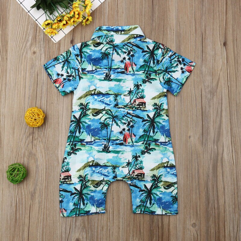 Hot-sale-Newborn-Baby-Boys-Romper-Jumpsuit-Short-Sleeve-Hawaii-Long-Pants-Clothes-Outfits-Summer-baby-3