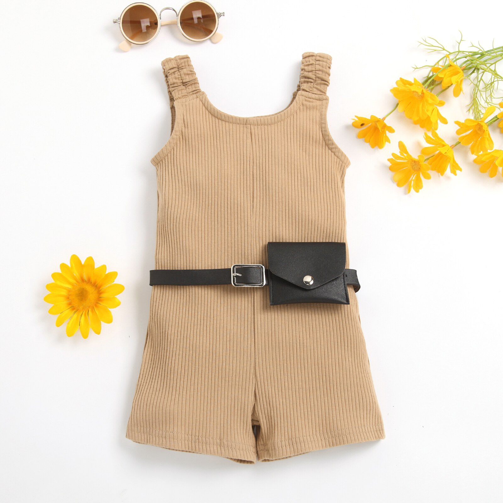 Infant-Kids-Baby-Girl-s-Jumpsuit-Set-Wide-Strap-Sleeveless-Ribbed-Short-Playsuit-Ribbed-Jumpsuit-Waist-3