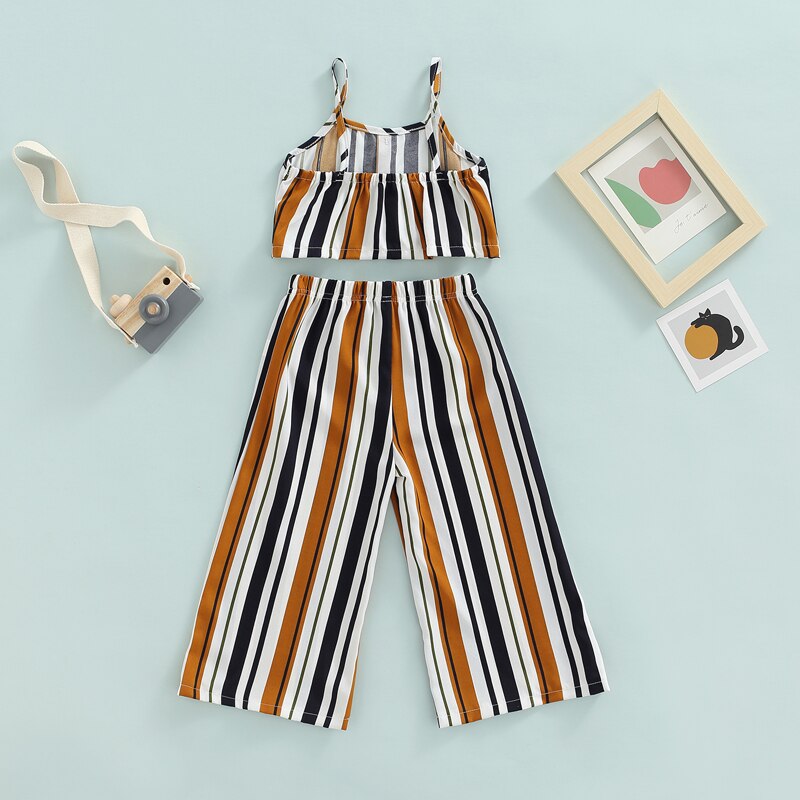 Kids-Girls-Pants-Set-Spaghetti-Strap-Camisole-with-Elastic-Waist-Pants-Summer-Stripes-Outfit-1