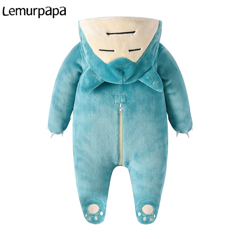 Lemurpapa-Baby-0-3Y-Bodysuits-Boys-Girls-Anime-Kigurumis-Green-Onesie-Cosplay-Costume-Baby-Romper-Infant-2