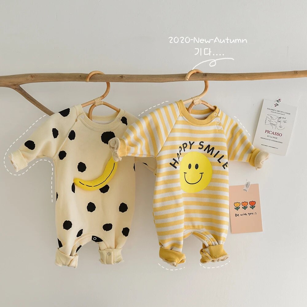 MILANCEL-Baby-Rompers-Baby-Girls-Clothes-Banana-Baby-Jumpsuit-Smile-Infant-Girl-Clothing-1