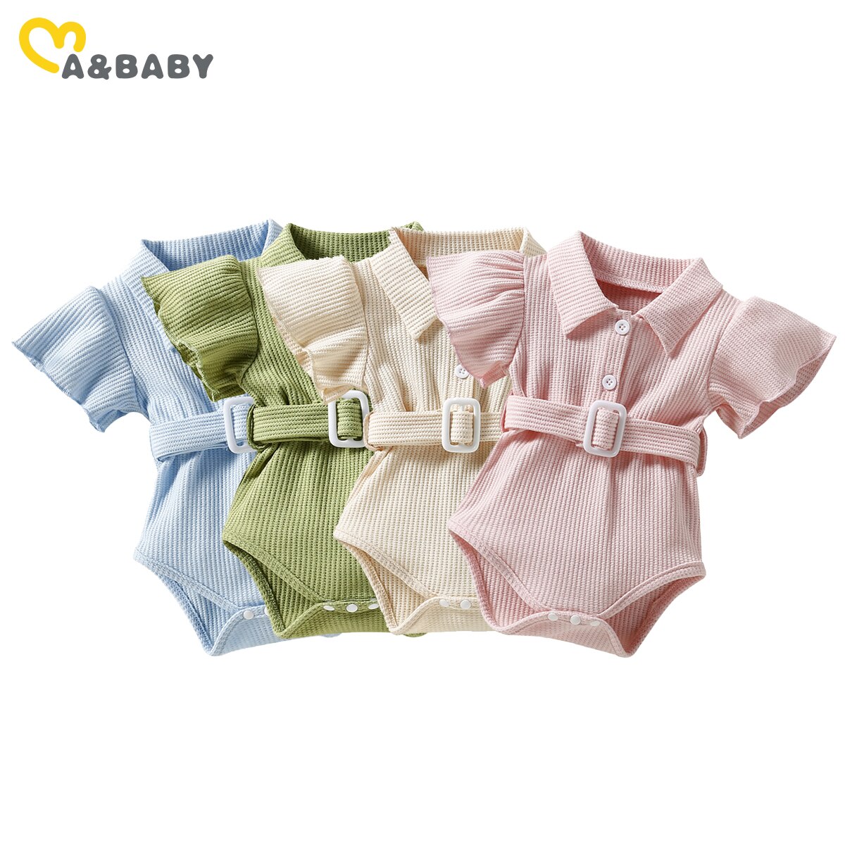 Ma-Baby-0-24M-Newborn-Infant-Baby-Girls-Romper-Ruffles-Jumpsuit-With-Belt-Playsuit-Summer-Clothing-5