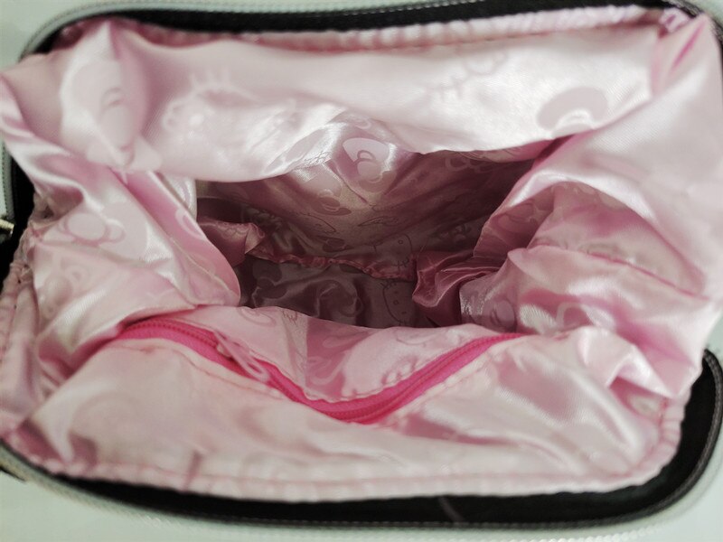 New-cartoon-handbag-diagonal-bag-nylon-black-storage-bag-4