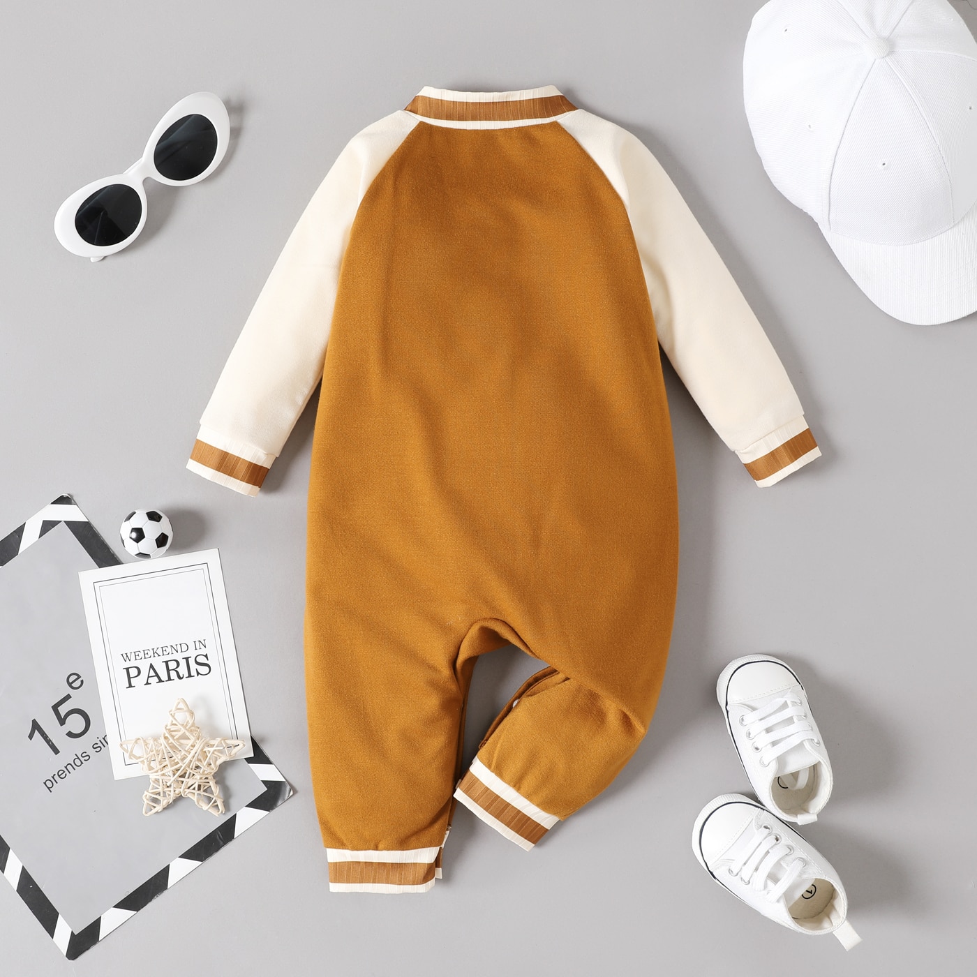 PatPat-Baby-Boy-Colorblock-Raglan-sleeve-Snap-Jumpsuit-Long-sleeve-Romper-for-Baby-Boys-Clothes-3