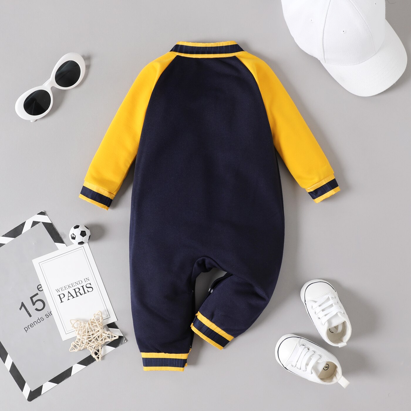 PatPat-Baby-Boy-Colorblock-Raglan-sleeve-Snap-Jumpsuit-Long-sleeve-Romper-for-Baby-Boys-Clothes-5