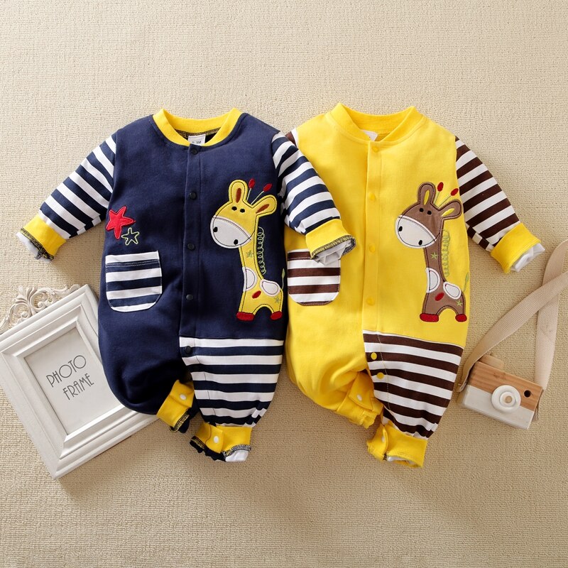PatPat-New-Arrival-Autumn-and-Winter-Baby-Boy-Girl-Cute-Giraffe-Embroidery-Stripe-Design-Long-sleeve-2