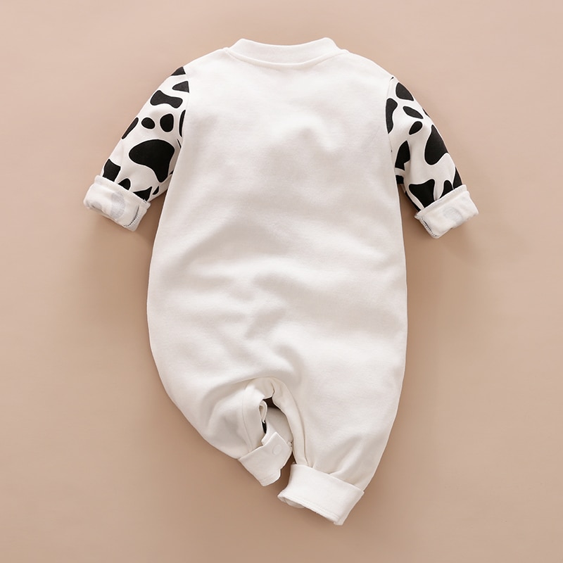 PatPat-New-Summer-and-Spring-Baby-Boy-Girl-Cow-Print-Jumpsuit-One-Pieces-Jumpsuits-Baby-Clothes-2