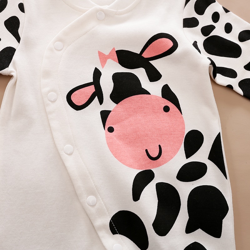 PatPat-New-Summer-and-Spring-Baby-Boy-Girl-Cow-Print-Jumpsuit-One-Pieces-Jumpsuits-Baby-Clothes-4
