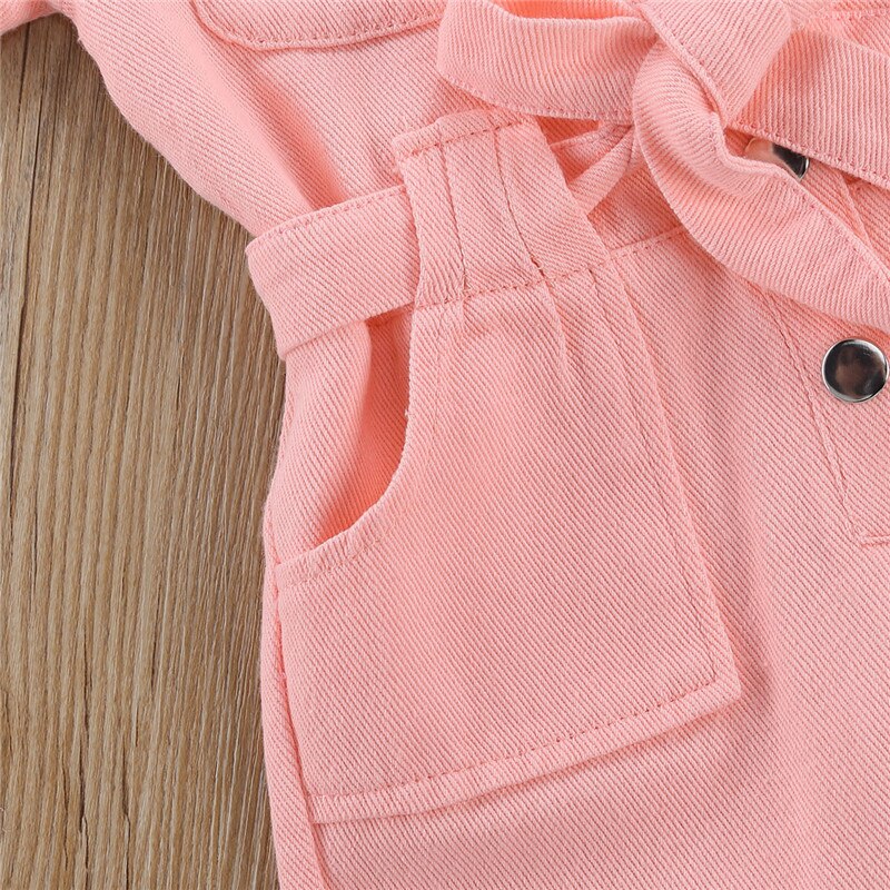 Pink-Denim-Jumpsuit-for-Girl-Toddler-Kids-Work-Clothes-One-Piece-Toddler-Standing-Collar-Pocket-Short-4