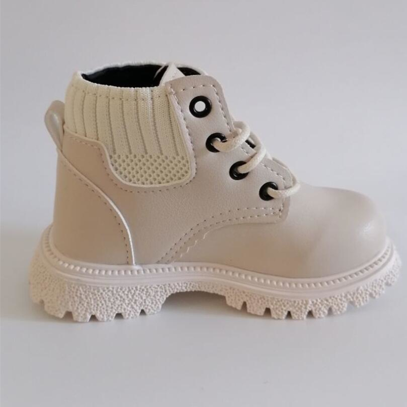 Real-Picture-Spring-Autumn-New-British-Style-Children-Martin-Boots-Girls-School-Shoes-Fashion-Boys-High-3