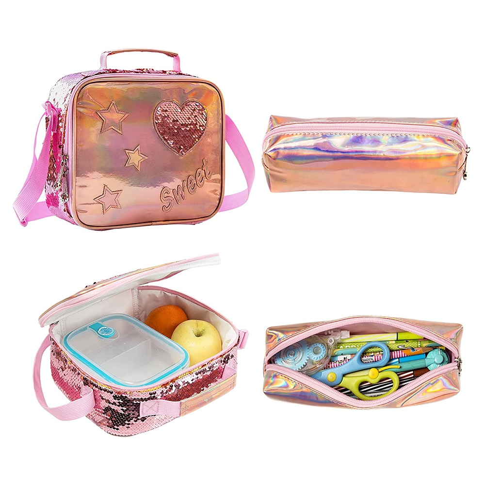 School-Bags-for-Girls-School-Backpack-13-16-Champagne-Sequins-School-Supplies-for-Girls-Backpacks-for-5