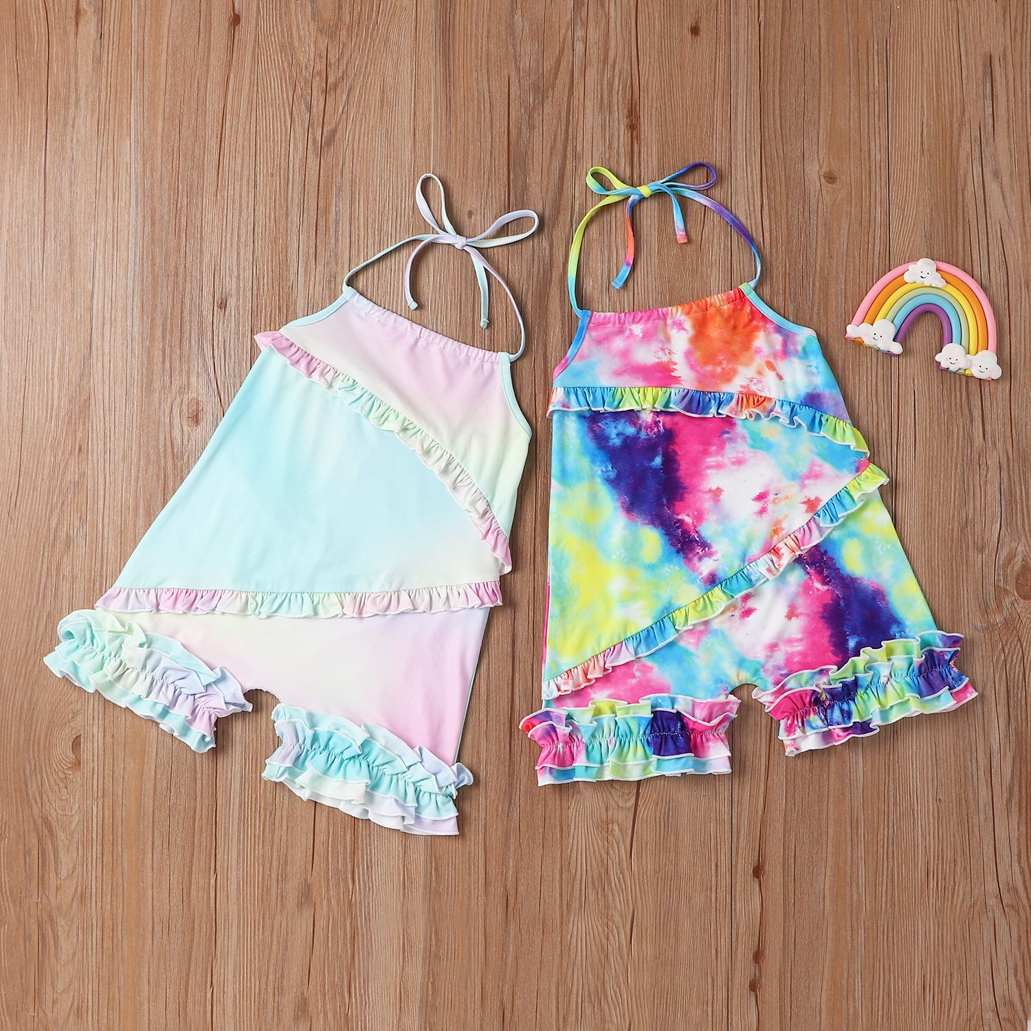 Striped-Rainbow-Princess-Romper-Baby-Kids-Girls-Clothes-Summer-Sleeveless-Ruffle-Pleated-Halter-Rompers-Fashion-Short-2