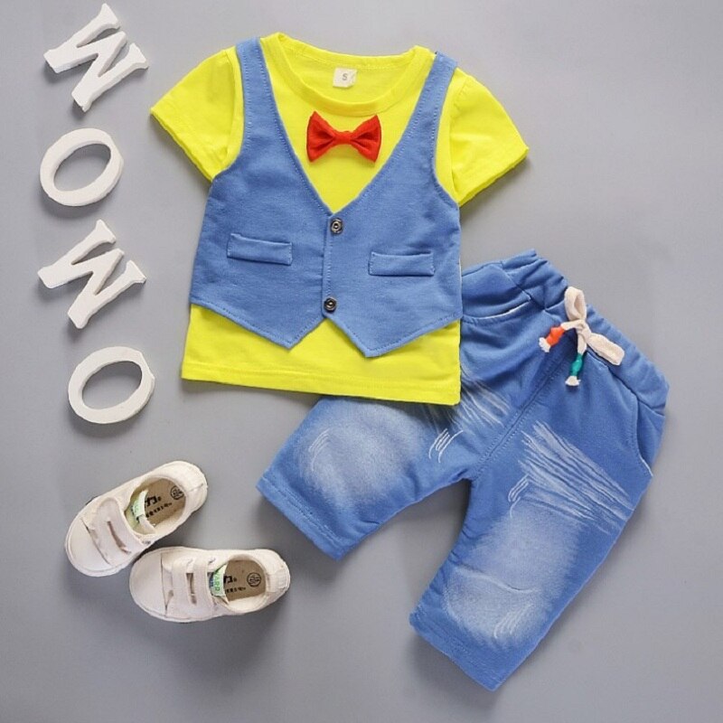 Summer-new-boys-suit-Baby-boy-casual-short-sleeved-fake-vest-T-shirt-pants-Sets-2-1