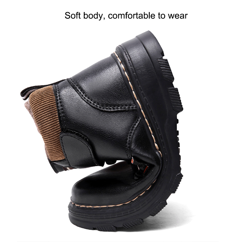 XZVZ-Kids-Boots-Waterproof-Upper-Children-s-Martin-Boots-Non-slip-wear-resistant-Rubber-Sole-Boys-3