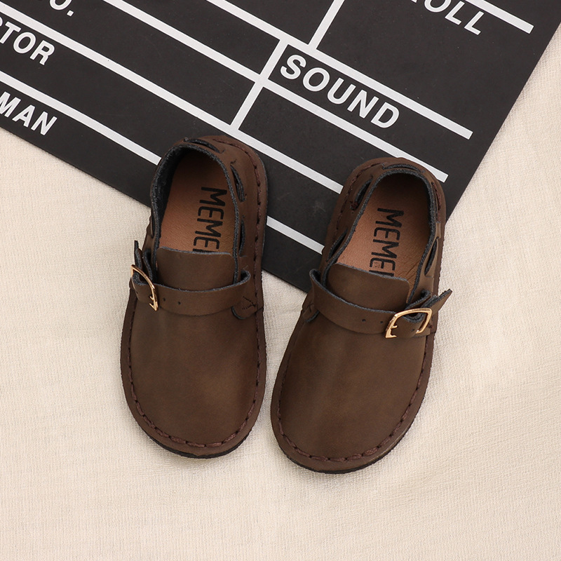 spring-autumn-new-Parent-child-natural-leather-shoes-boys-girls-soft-bottom-casual-shoes-baby-retro-2