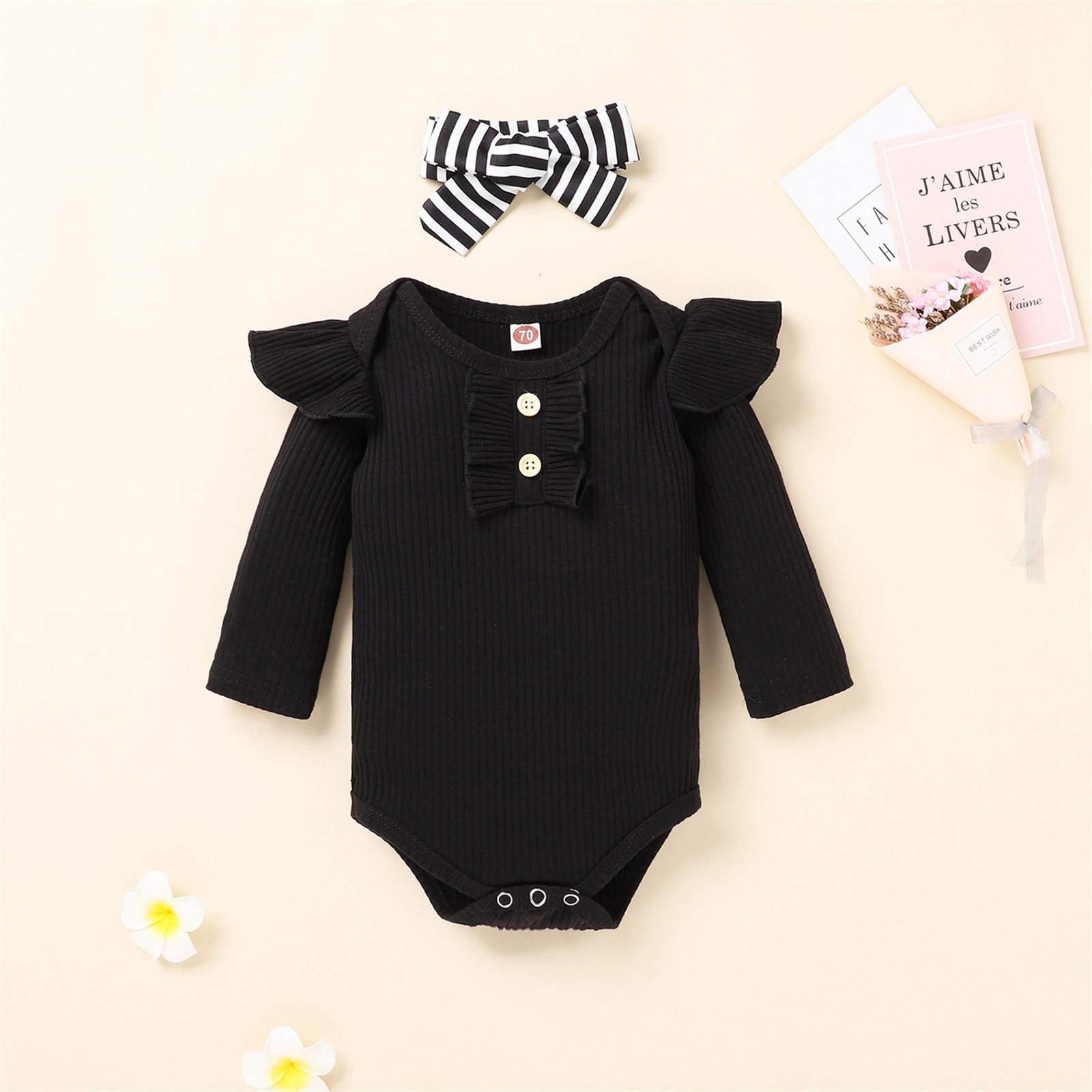 3pcs-Newborn-Baby-Girls-Clothes-Ribbed-Bodysuit-Striped-Pants-Headband-Sets-Baby-Outfits-Winter-Girl-Clothing-2