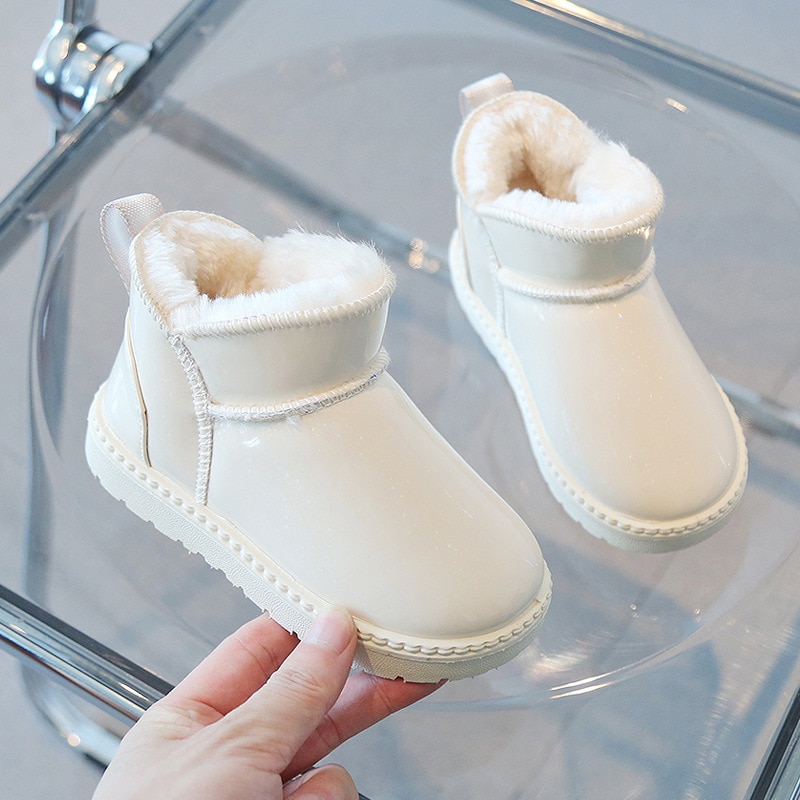 Baby-Girls-Casual-Snow-Boots-Versatile-Winter-New-Korean-Style-Purple-Simple-Waterproof-Kids-Fashion-Boys-3