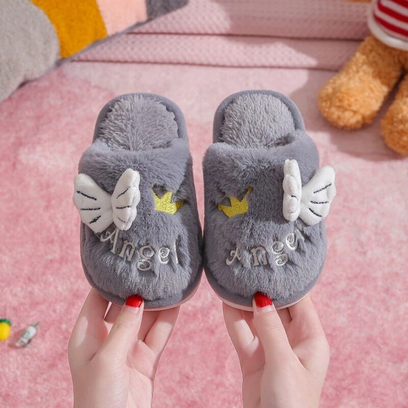 Children-s-Boys-Girls-Cotton-Slippers-Cute-Cartoon-Household-Kids-Shoes-Plush-Toddler-Solid-Color-Casual-1