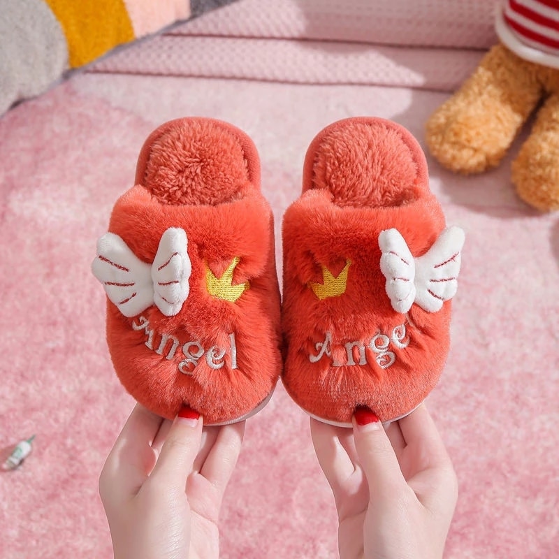 Children-s-Boys-Girls-Cotton-Slippers-Cute-Cartoon-Household-Kids-Shoes-Plush-Toddler-Solid-Color-Casual-3