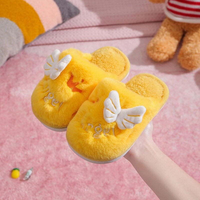 Children-s-Boys-Girls-Cotton-Slippers-Cute-Cartoon-Household-Kids-Shoes-Plush-Toddler-Solid-Color-Casual-5