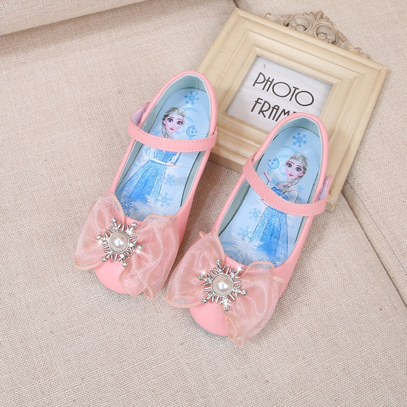 Disney-Frozen-Girls-Crystal-Casual-Shoes-Pu-Leather-Princess-Shining-Elsa-Bow-Party-Dance-Pu-Leather-1