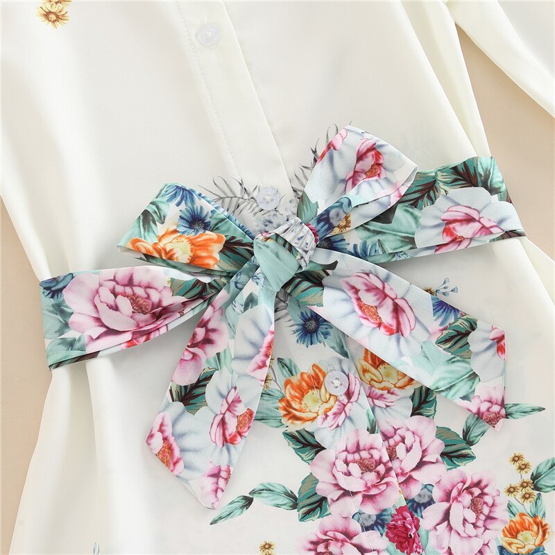 Kid-Girl-Long-Sleeve-Dress-Flower-Printed-Turn-Down-Collar-Button-Down-Dress-with-Belt-Casual-3