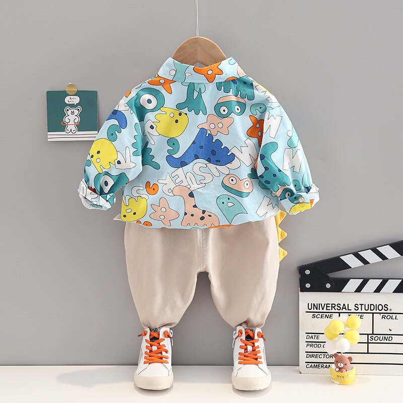 Boys-Suits-Clothing-Baby-Autunm-New-Fashion-Style-Cotton-Cardian-With-Full-Print-Shirt-And-Pant-1