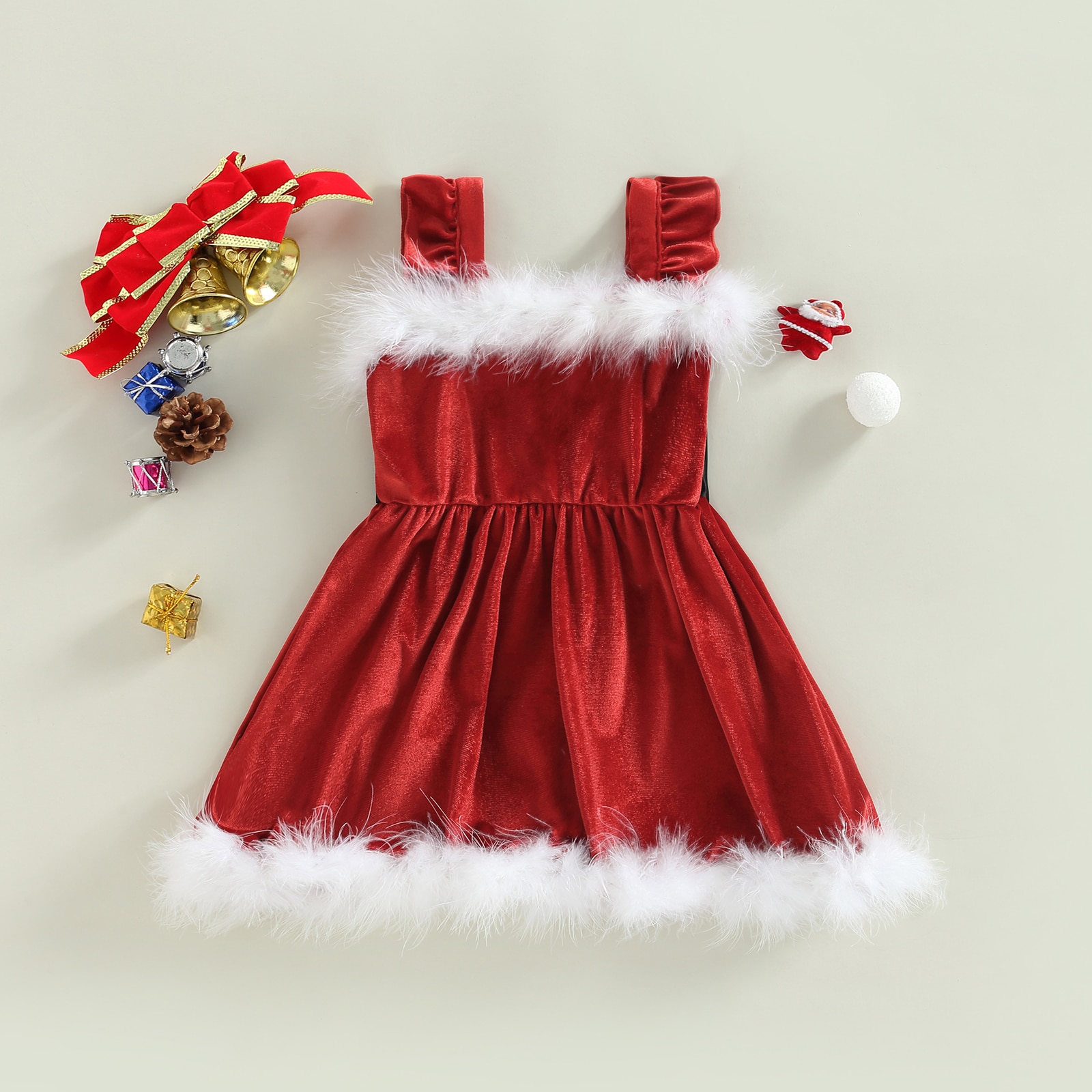 Citgeett-Summer-Christmas-Kids-Toddler-Girls-Casual-Dress-Red-Sleeveless-Plush-Patchwork-Sling-Dresses-Clothes-1