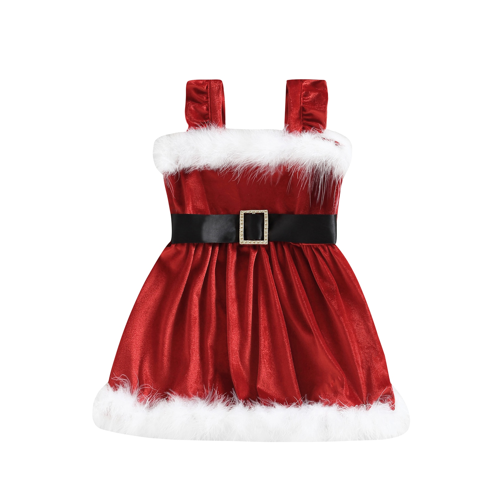 Citgeett-Summer-Christmas-Kids-Toddler-Girls-Casual-Dress-Red-Sleeveless-Plush-Patchwork-Sling-Dresses-Clothes-5