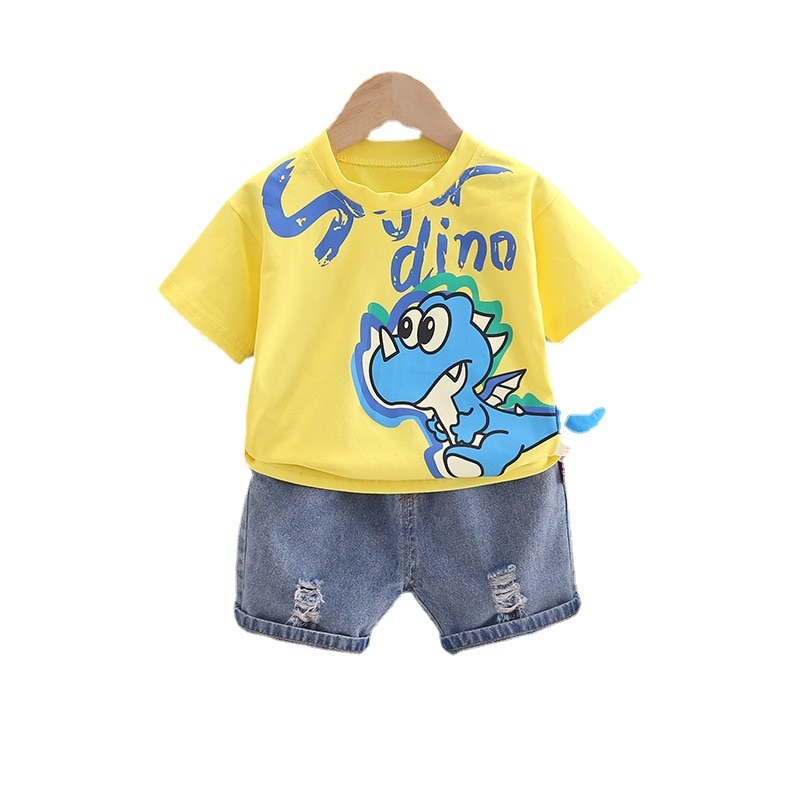 New-Summer-Baby-Clothes-Suit-Children-Fashion-Boys-Girls-cartoon-T-Shirt-Shorts-2Pcs-set-Toddler-5