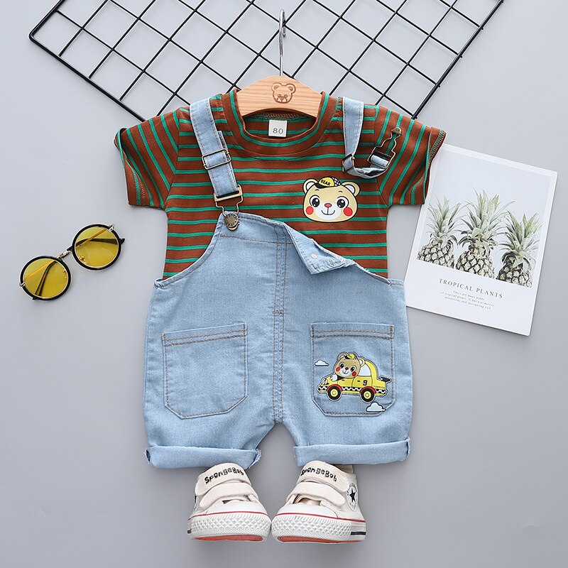 Newborn-Baby-Boy-Clothes-Outfit-Set-Striped-Shirt-Denim-Overalls-Suit-for-Toddler-Girl-Clothing-Baby-2