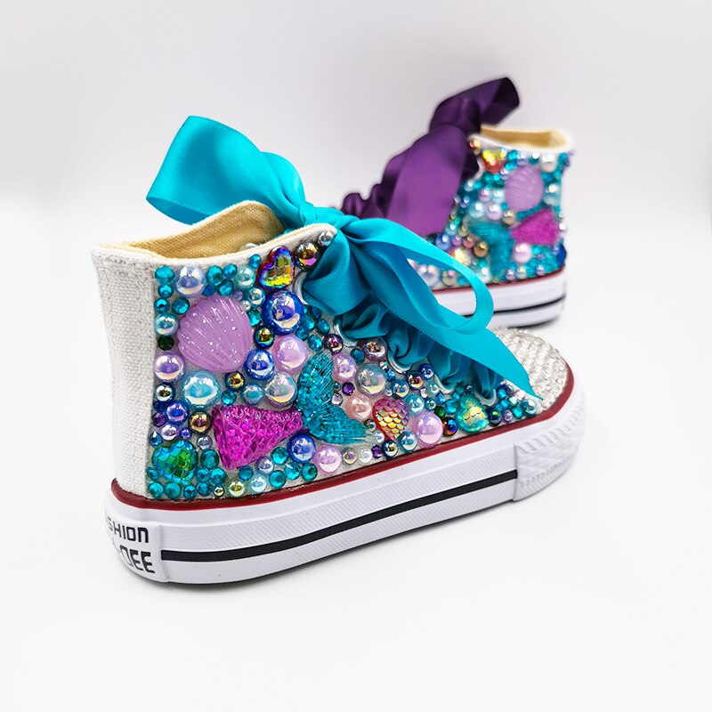 Shell-Simulation-DIY-Bling-Handmade-Shoes-Canvas-Ocean-Theme-Kids-High-Top-Pearls-Sneakers-For-Girl-1
