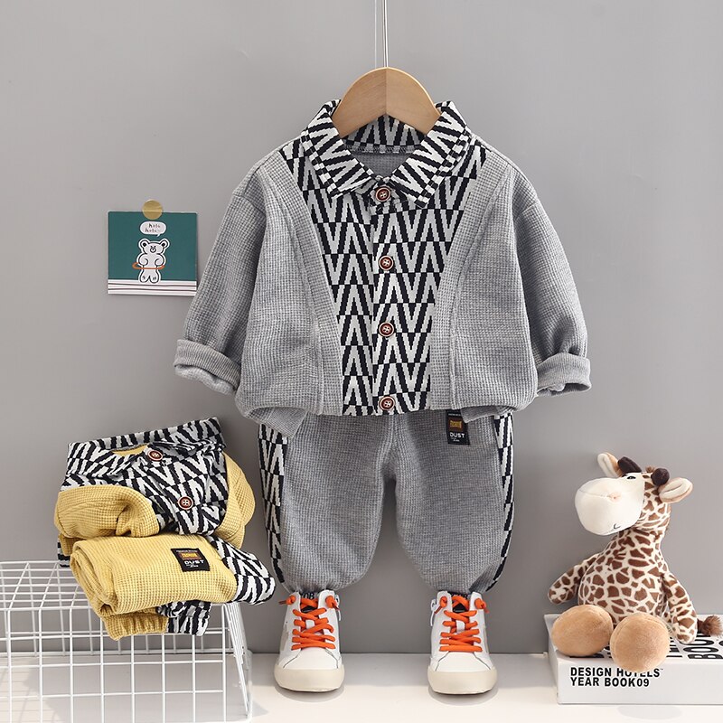 Spring-Autumn-Baby-Boys-Girls-Clothes-Suit-Children-Fashion-Stitched-Knitted-Coat-Pants-2Pcs-Sets-Toddler-2