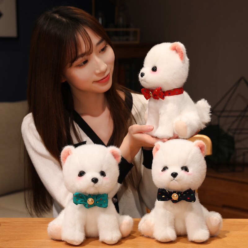 1PC-22cm-Sitting-Dog-Plush-Toy-Lifelike-Pomeranian-Dog-Stuffed-Soft-Puppy-Toys-For-Kids-Boys-2