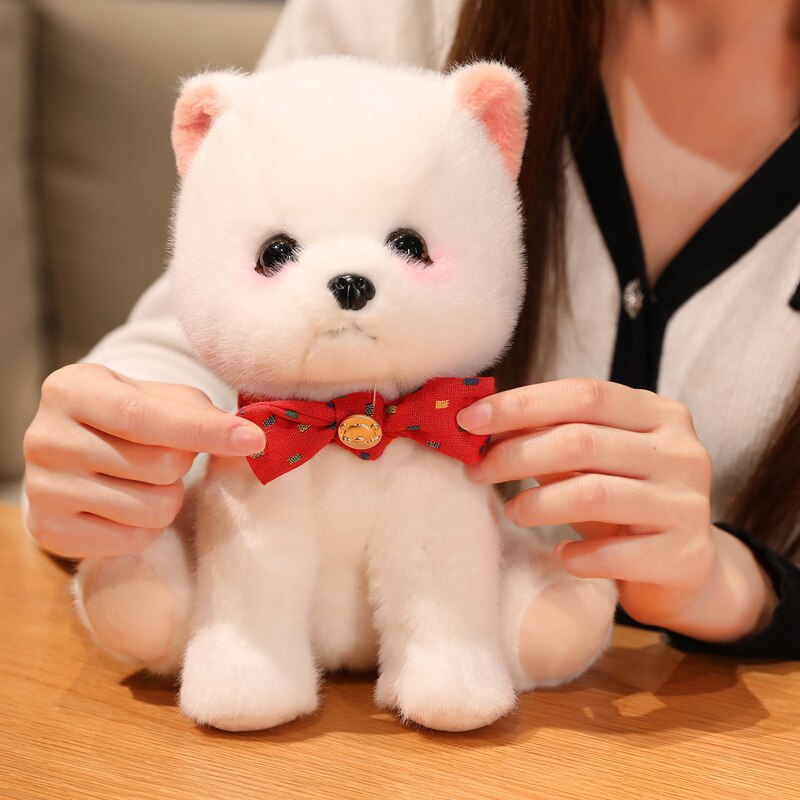 1PC-22cm-Sitting-Dog-Plush-Toy-Lifelike-Pomeranian-Dog-Stuffed-Soft-Puppy-Toys-For-Kids-Boys-4