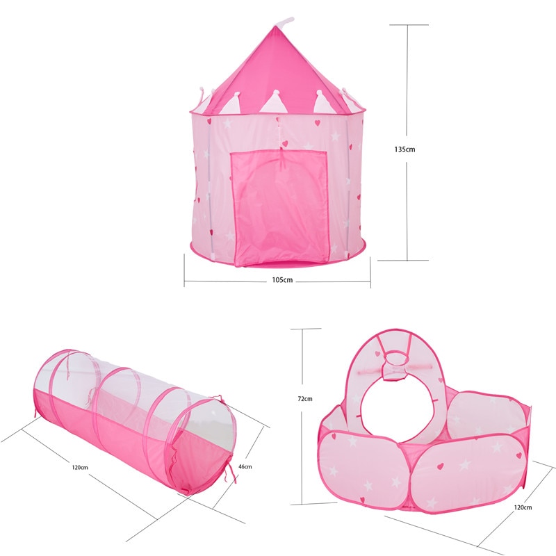 3-In-1-Children-Ocean-Ball-Pool-Pit-Tent-Toys-With-Tunnel-Crawling-Portable-Foldable-Children-4