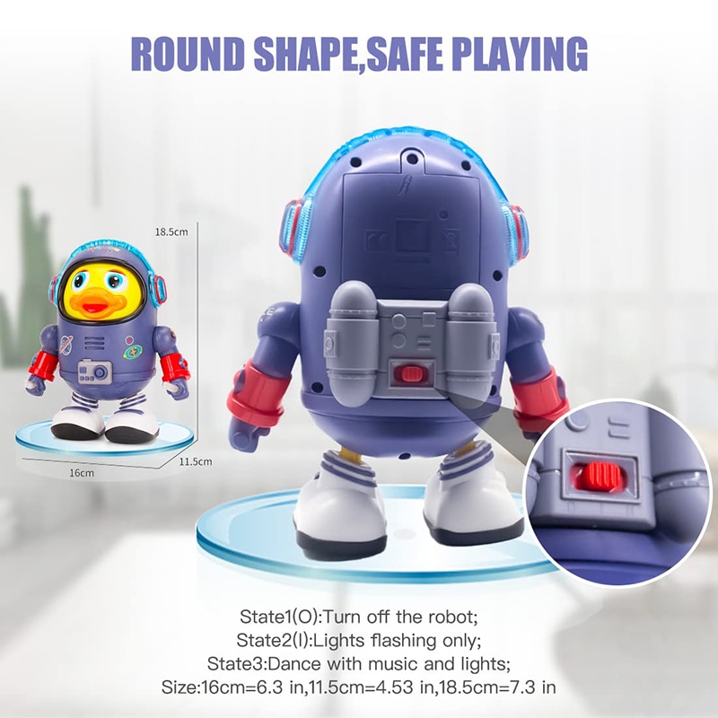 Baby-Duck-Toy-Musical-Interactive-Toy-Electric-with-Lights-and-Sounds-Dancing-Robot-Space-Elements-for-3