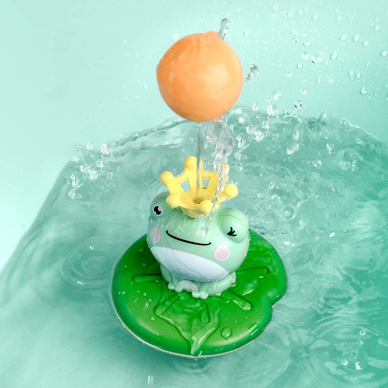 Bath-Toys-Electric-Spray-Water-Floating-Rotation-Frog-Sprinkler-Shower-Game-For-Children-Kid-Swimming-Bathroom-1