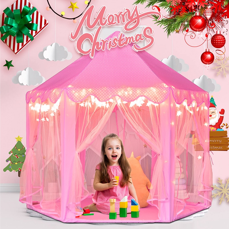 Children-Princess-Castle-Tents-Portable-Indoor-Outdoor-Tent-for-kids-Folding-Play-Tent-House-Baby-balls-2