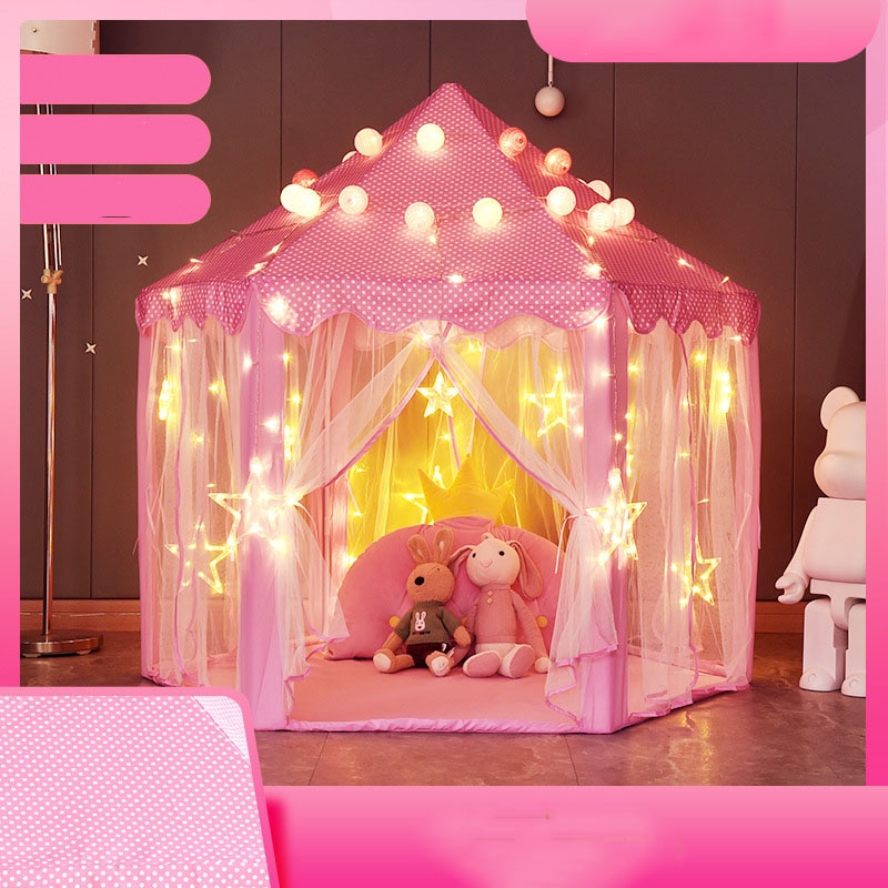 Children-Princess-Castle-Tents-Portable-Indoor-Outdoor-Tent-for-kids-Folding-Play-Tent-House-Baby-balls-3