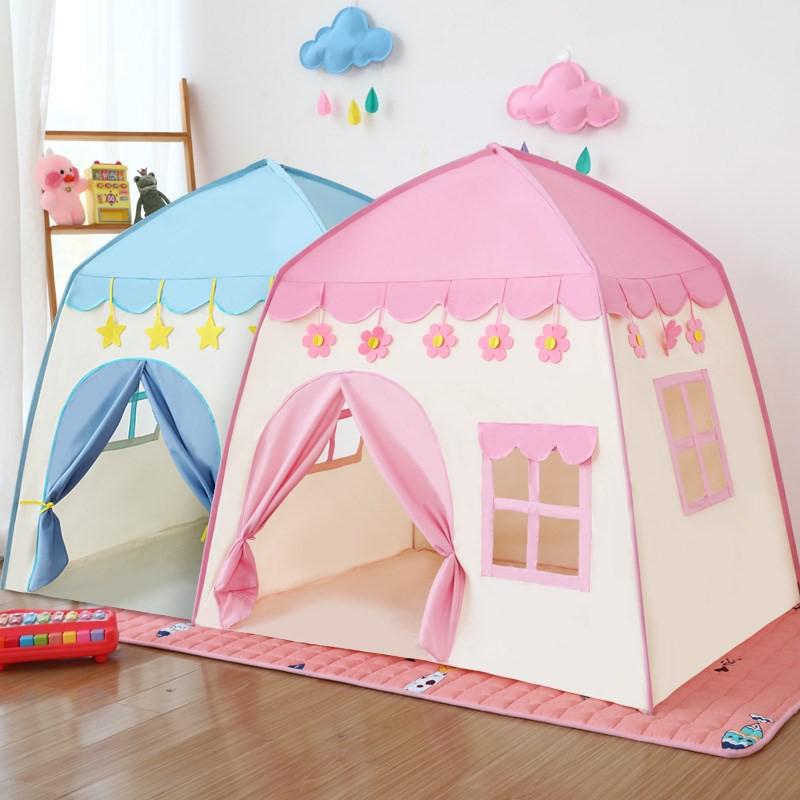 Children-Tent-Baby-Princess-Playhouse-Super-Large-Room-Crawling-Indoor-Outdoor-Tent-Castle-Princess-Living-Game-1