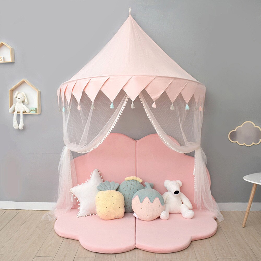 Children-s-Half-Moon-Tent-Pure-Cotton-Princess-Game-House-Wall-Hanging-Bedside-Decoration-Bed-Curtain-1
